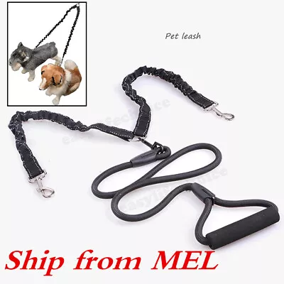 $15.59 • Buy Double Dog Coupler Twin Lead 2 Way Strap Two Pet Walking Dual Leash Safety