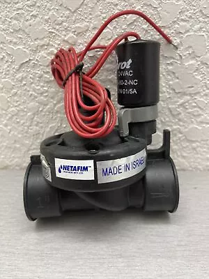 NETAFIM Irrigation  Series 80  1” Solenoid Valve W/ Flo Control. 44 GPM • $39.95