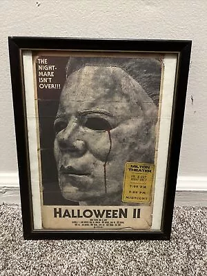 Halloween 2 Movie Poster | Framed Art | Michael Myers 9x12 • $19.99