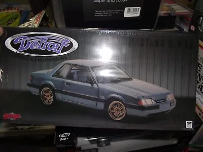 GMP 1/18 Detroit Speed Ford Mustang 5.0 LX Blue NIB • $31