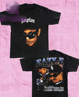 Eazy E T Shirt Eazy E Nwa Rap Hip Hop Retro 90S Shirt Double Sides S-5Xl • $23.99