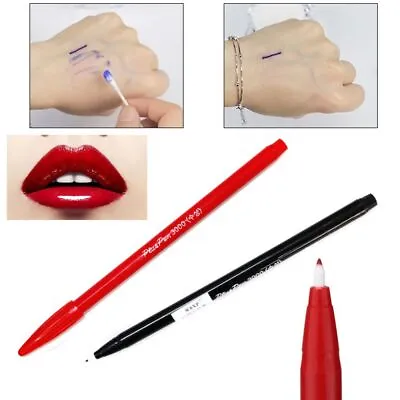 £2.88 • Buy Eyebrow Body Art Skin Scribe Tool Tattoo Skin Marking Pen Surgical Mark
