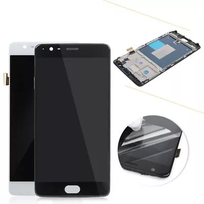 Replacement LCD Frame Touch Screen Digitizer Fit OnePlus Three 3 A3000 A3003 • $65.84