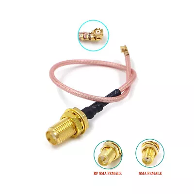 U.FL/IPX IPEX UFL To RP-SMA SMA Female Male Antenna WiFi Pigtail Cable RG178 RF • $2.78