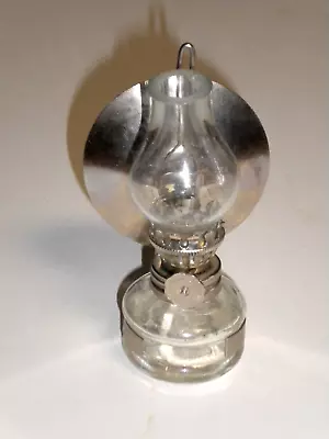 Vintage Miniature Glass Kerosene Lamp Decorative Small Collectible 4  • $22