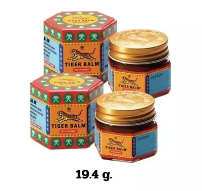 Tiger Balm Red Super Strength Pain Relief Ointment 19.4g  (pack Of 2 Jars ) • $13.79