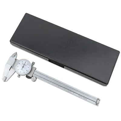 6  Dial Caliper 0.001  Resolution With Slide Lock Shock Proof Includes Case • $16.99