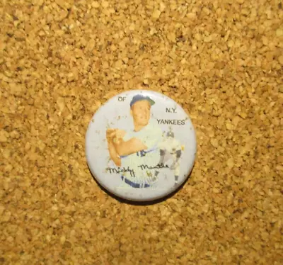 MLB All Time Great Button Magnet #7 Mickey Mantle (New York Yankees) • $6