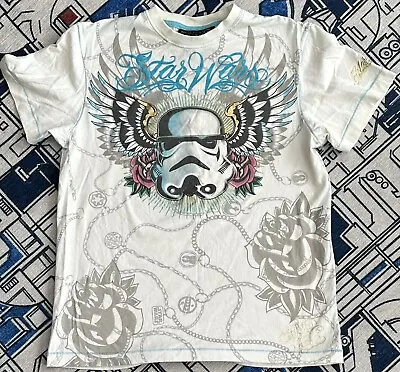 2008 STAR WARS Marc Ecko 'cut & Sew' Stormtrooper Official Shirt Mens Size SMALL • $19.99