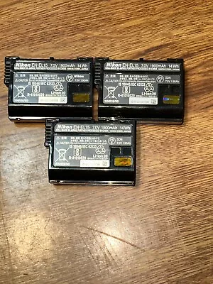 Genuine Original OEM Nikon D7000 D7100 D7200 Battery En-el15 • $90