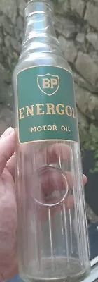 Rare BP ENERGOL Motor Oil Bottle Vintage 1 Pint  • $84.64