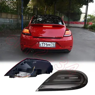 Fit For VW Beetle LED Smoked Black Left + Right Rear Tail Lights 2PCS 2013-2021 • $646.72