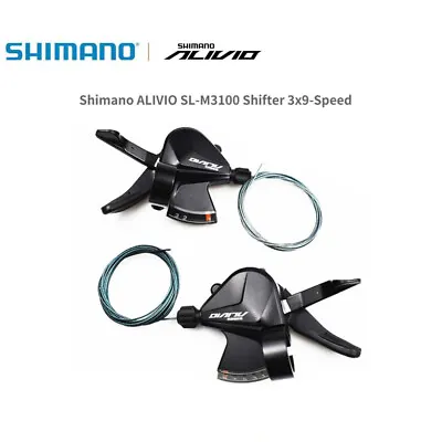Shimano Alivio SL-M3100 3/9 Speed Right RAPIDFIRE PLUS Shifter Lever MTB 22.2mm • $36.99