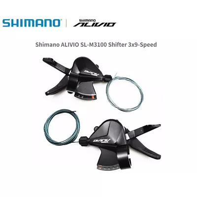 Shimano Alivio SL-M3100 3/9 Speed Right RAPIDFIRE PLUS Shifter Lever MTB 22.2mm • $40.29