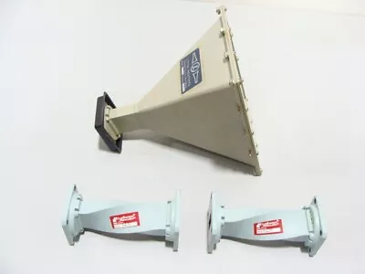 Litton WR90 8.20 To 12.40 GHz Waveguide Horn Antenna + MA 642S Twist Waveguides • $399.99