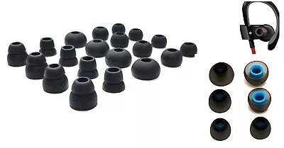 26pcs Multi-Sizes/Color Soft  BLACK + BL/GY  Earbuds For BEATS Powerbeats3 2 1 • $8.55