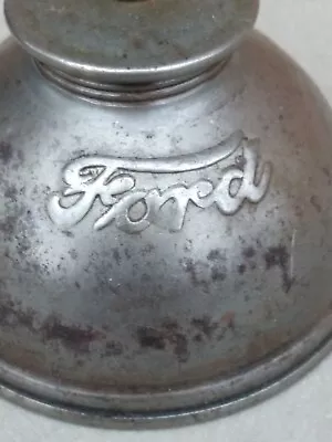 Vtg Ford Script &  E  Antique Car Tin Oiler Oil Squirt Can Tool Model T A LQQK ! • $118.88