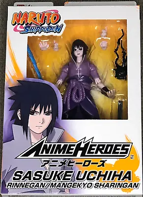 Naruto Shippuden Anime Heroes - Sasuke Uchiha Rinnegan / Mangekyo Sharingan Acti • $24.45