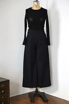 Xiao Studio Black High Waisted Wide Leg PantsMaryam Nassir ZadehLa Garconne L • $219