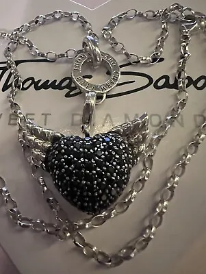 Thomas Sabo Kette & Carrier & Flügel Herz Charm Anhänger  • $273.13