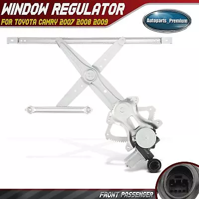 Front Right Power Window Regulator W/ Motor Assembly For Toyota Camry 2007-2009 • $41.99