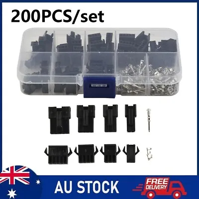$17.42 • Buy 2/3/4/5 Pin JST-2.54mm Dupont Terminal Wire Connector Cable Plug Kit 200pcs/set