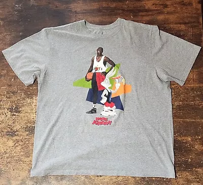 Vintage Nike Air Jordan Mens 2XL “Hare Jordan” Bugs Bunny Space Jam T-Shirt XXL • $29.99
