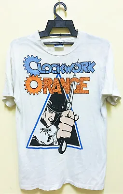 VINTAGE 80s A CLOCKWORK ORANGE MOVIE T-SHIRT PUNK STANLEY KUBRICK RARE!! • $874.99