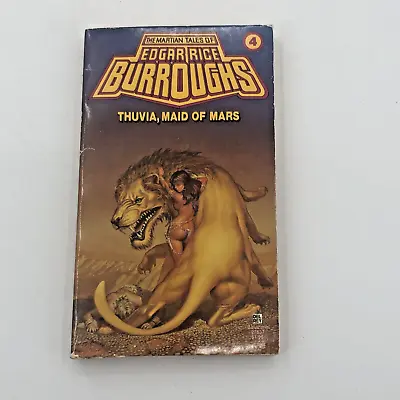 Thuvia Maid Of Mars Martian Tales 4 Edgar Rice Burroughs PB DelRey 1979 Whelan • $10.99