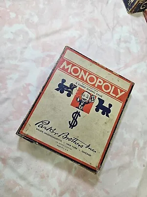 Vintage Monopoly Board Game 1936 Parker Brothers • $78.99