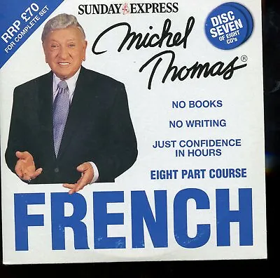 Michel Thomas - French  - Eight Part Course - Part 7 / Newspaper Promo Audio CD • $1.52