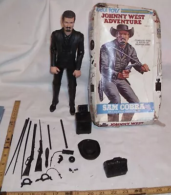 MARX JOHNNY WEST ADVENTURE SAM COBRA ACTION FIGURE 1960s W/ACCESSORIES BOXED • $149.99