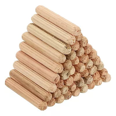 3/16 X1 5/32  Wood Dowel Pins200 Pack Fluted Wooden Dowel Pin Straight Groove • $9.92