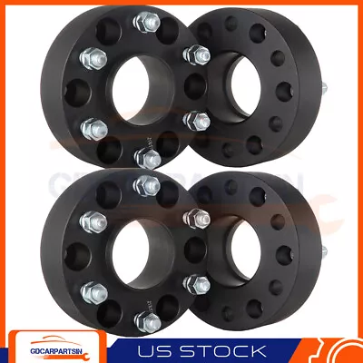 $102.99 • Buy (4) 2  Hubcentric Wheel Spacers 6x5.5 Fits Chevy Silverado Tahoe GMC Sierra 1500