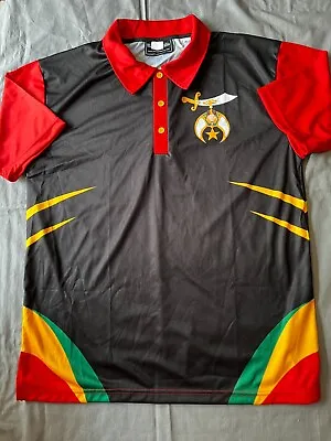 Colorful Mens Short Sleeve XL Shirt Sword Scimitar Freemasons Fraternity NEW! • £24.30