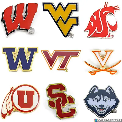 NCAA Licensed Logo Pins - Butterfly Clutch - Pick Your Team • $11.94