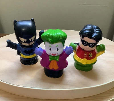 $6 • Buy Fisher Price Little People DC Comics Super Hero Friends Figures Set Of 3