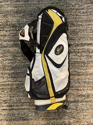 King Cobra Stand Cart Hybrid Golf Bag Yellow Black White 7 Way • $40.49