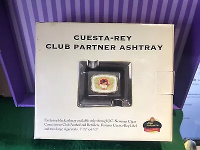 SUPER RARE NEW Cuesta Rey CLUB PARTNER 71/2X61/2 Ashtray SHIPS FREE • $59.99