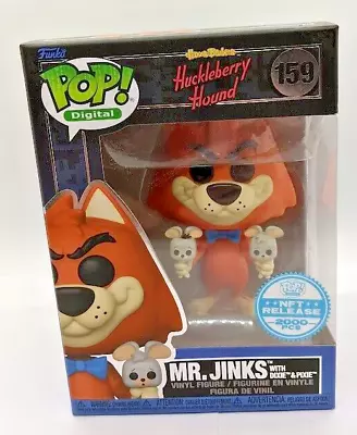 Funko Pop! Digital Huckleberry Hound  Mr. Jinks With Dixie & Pixie  Vinyl Figure • $48.99