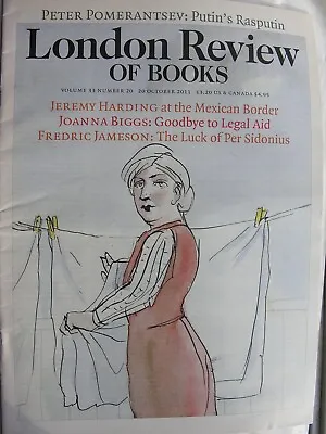 LONDON REVIEW OF BOOKS Oct 20 2011 Vladislav Surkov Wilhelm Reich Edith Sitwell  • £8.50