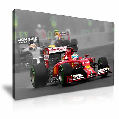 Fernando Alonso F1 Champion Canvas Modern Art ~ 5 Size To Choose • £19.99