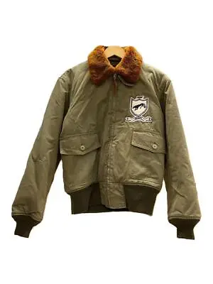 THE REAL McCOY'S B-10 ROUGH WEAR Flight Jacket/42/-/KHK/8300-470715 From Japan • $440.43