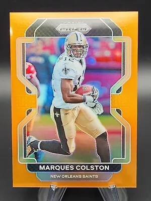 Marques Colston 2021 Panini Prizm Orange #1/249 • $2