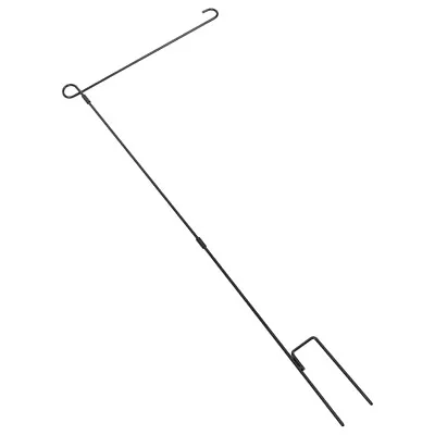 Metal Garden Flag Pole With Clip For Outdoor Festival Lawn (Random Style) • £13.99