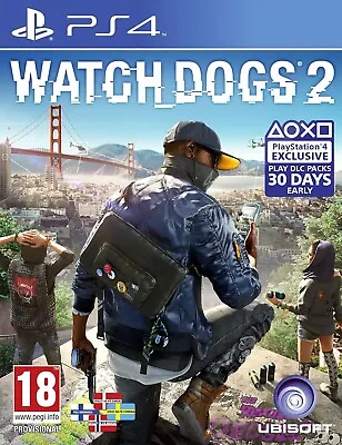 Watch Dogs 2 (PlayStation 4 2016) • $14