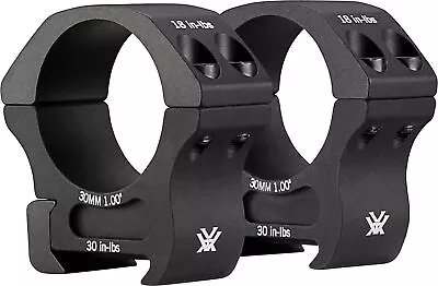 Vortex Optics Pro Series Rifle Scope Rings 30mm Medium Black - PR30-M • $79