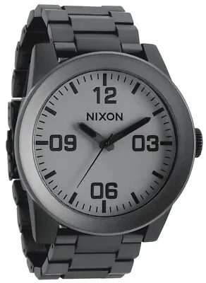 $225 • Buy Nixon Corporal SS Watch - Matte Black / Matte Gunmetal - New