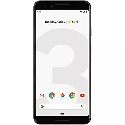 Google Pixel 3 64GB Clearly White Unlocked • $268.15