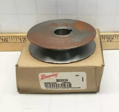 New Browning Bs30x3/4 Single Groove Pulley 3/4  Keyed • $8.99